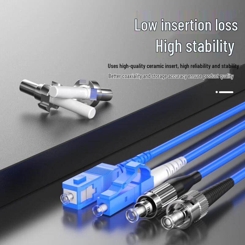 AIENKIS Outdoor Single-Mode Armored Fiber Optic Patch Cord