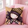 santoro Gorjuss Cushion Cover Linen Minimalist Cover Soft Decor for Sofa Home Room