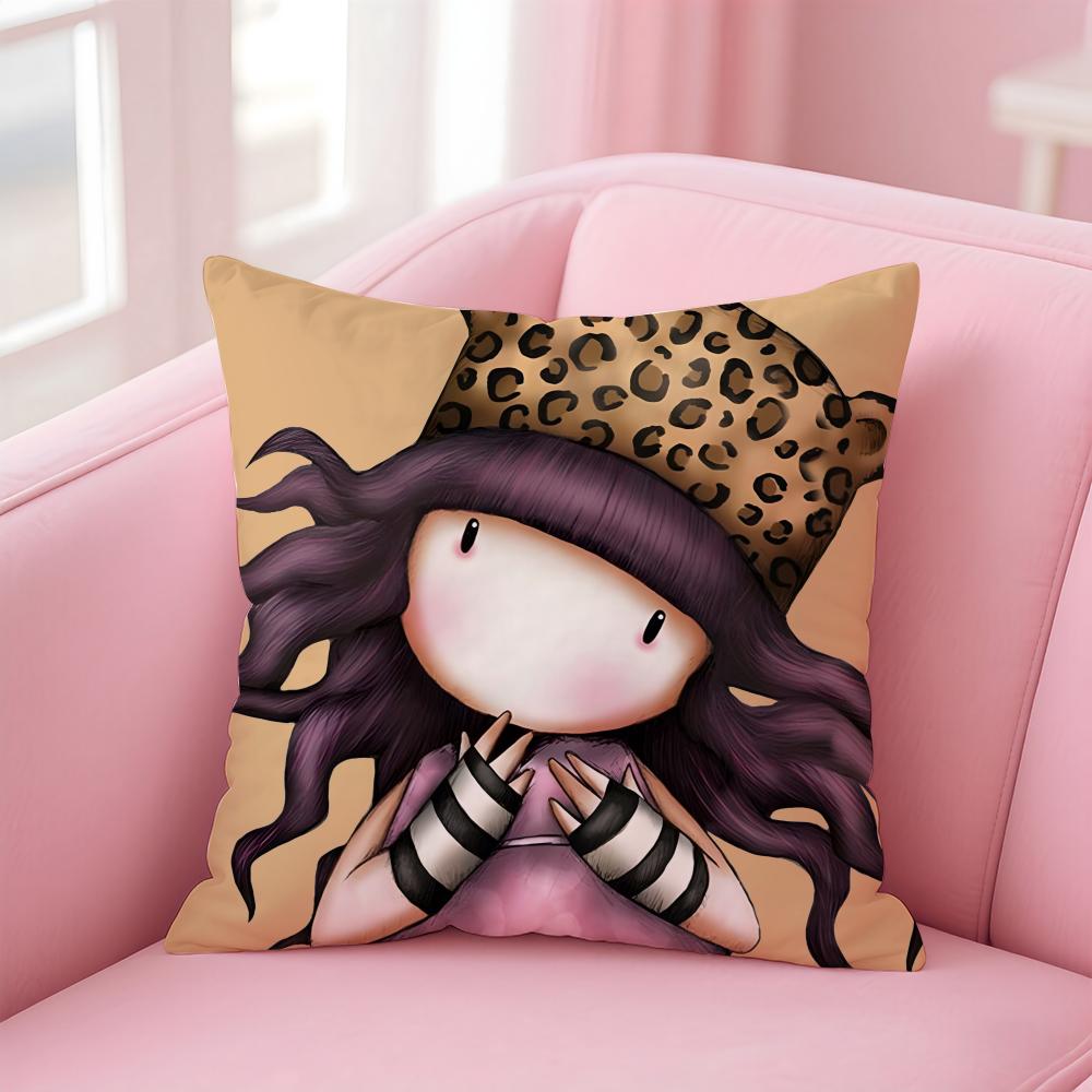 santoro Gorjuss Cushion Cover Linen Minimalist Cover Soft Decor for Sofa Home Room