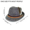 New Novelties Adult Oktoberfest Hat German Bavarian Swiss DressUp Felt Hats Tyrolean Lederhosen Costume Fedora
