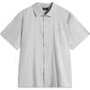 Wade Series Striped Button-Down Polo Shirt Men Shirts Mist-Gray ASHU399-3