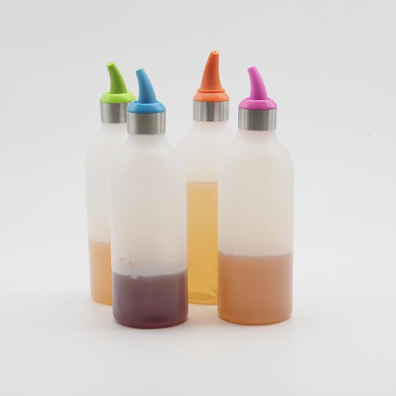 450ml Silica Gel Squeeze Bottle For Soy Sauce Tomato Sauce Olive Oil Bottles Leak Proof Oil Dispensers Kitchen Accessories