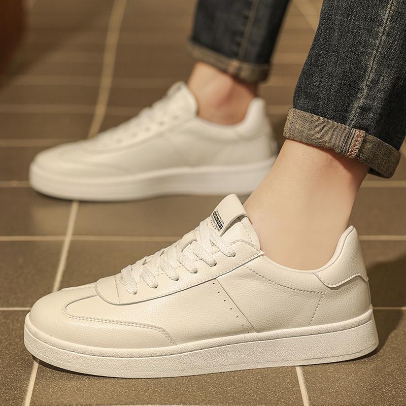 Fashion Classic Casual Leather Men Outdoor Sneakers Fashion Trend Flat Designer Oxford Walking Shoes Non-slip Footwear Vulcanized Shoes