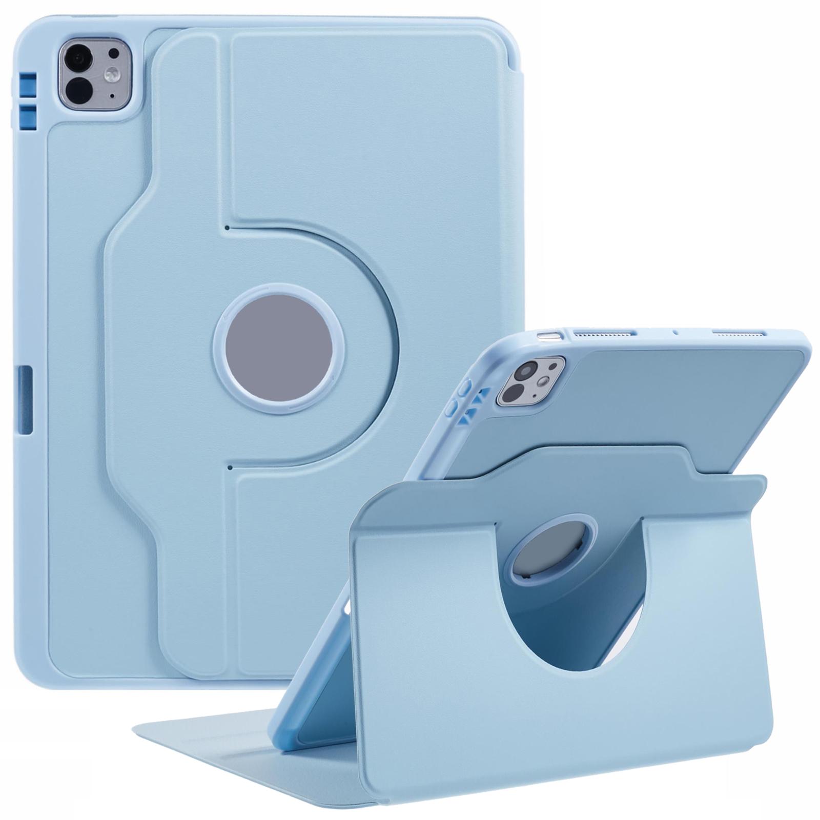 

Для iPad Про 11 (2024) Чехол-подставка из кожи для планшета Blue