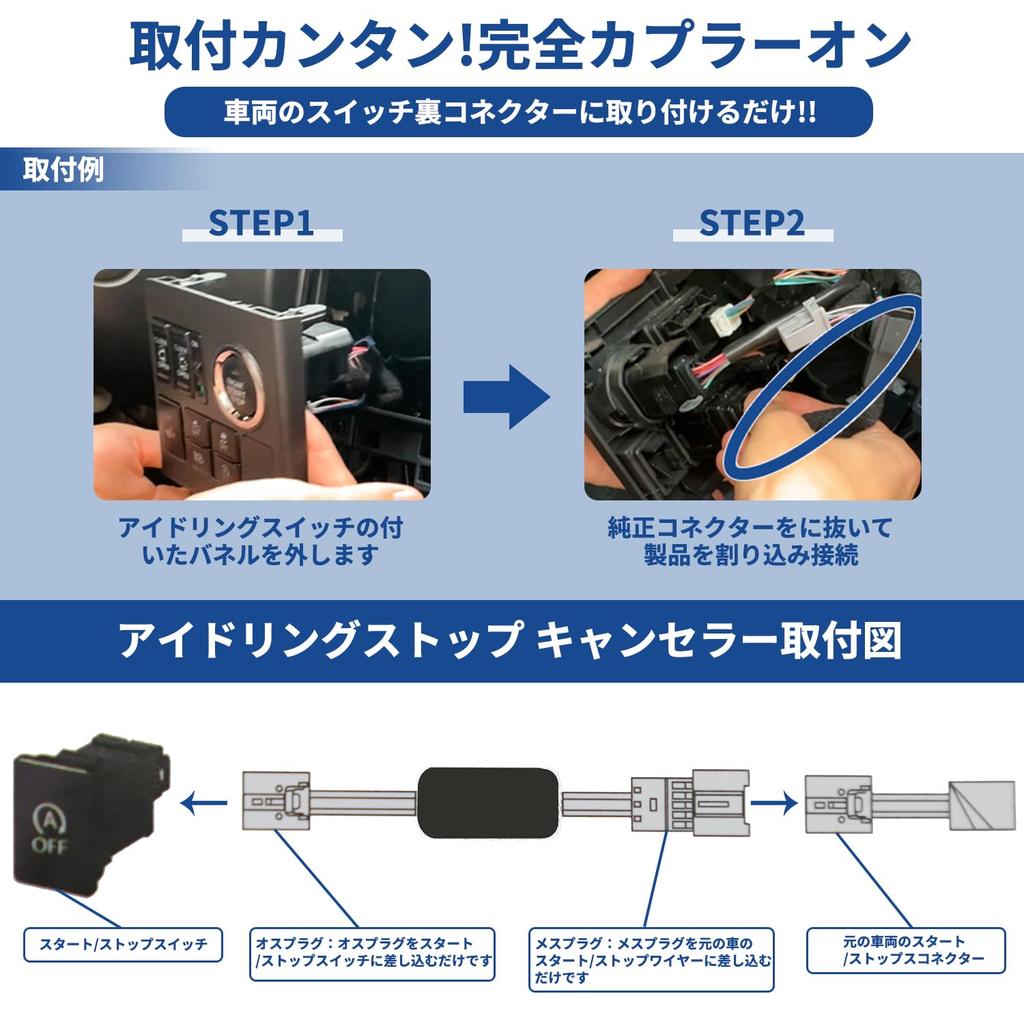 Vlookee Stop-Start, Anulowanie, Kompatybilny z Toyota, Zbiornik, Rumy H28.11 - (M900 M910), Tanto,