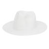 Fashion Solid Color Panama Straw Hat Lightweight UV Protection Wide Brim Sun Hat Breathable Beach Hat Vacation