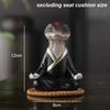 1pcs Snake Face Meditation Tea Pet Chinese Style Snake Desktop Ornament Home Tea Play Car Ornament Resin Handicraft Accessories