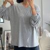 Dabimong Women Emily V Neck Thin Long sleeVe T shirT 4 Colors