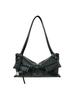 Wide Nemo Shoulder Bag In Black