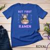 Ramen Cat Japanese Kawaii Anime Purple Style Unisex T-shirt 8