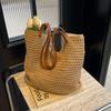 Summer Versatile Single Shoulder Bag, Internet Famous Small Fresh Woven Bag, Beach Vacation Bag, Large Capacity Travel Bag