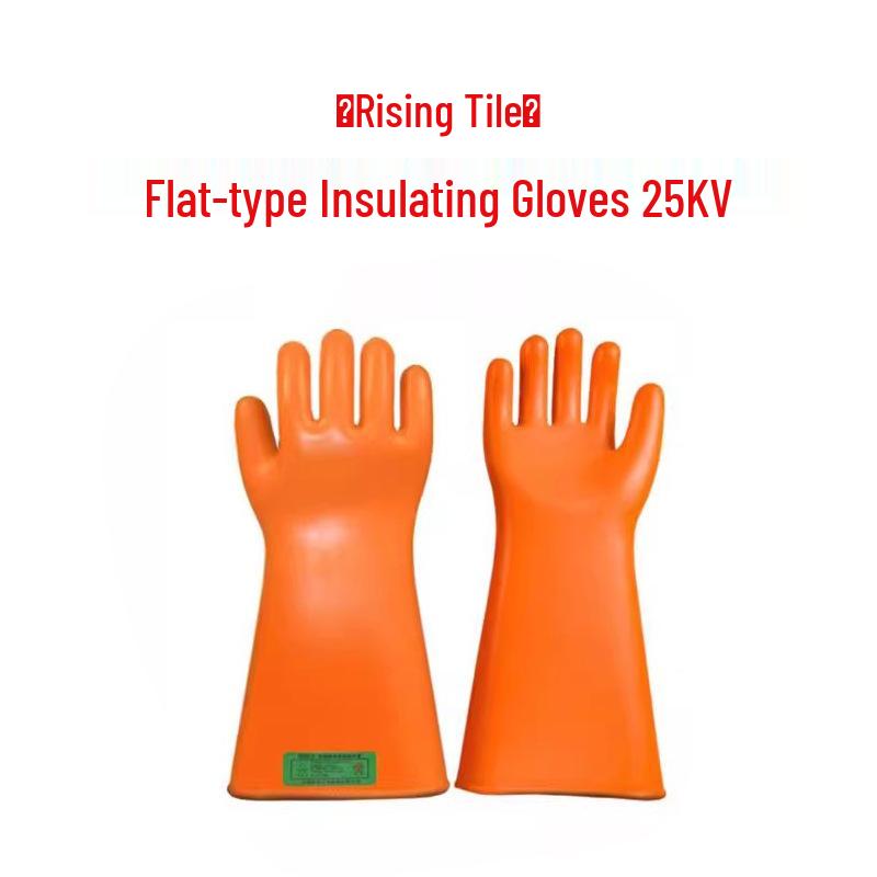 10kV Electrician Anti-Shock Insulating Rubber Gloves for Power Maintenance