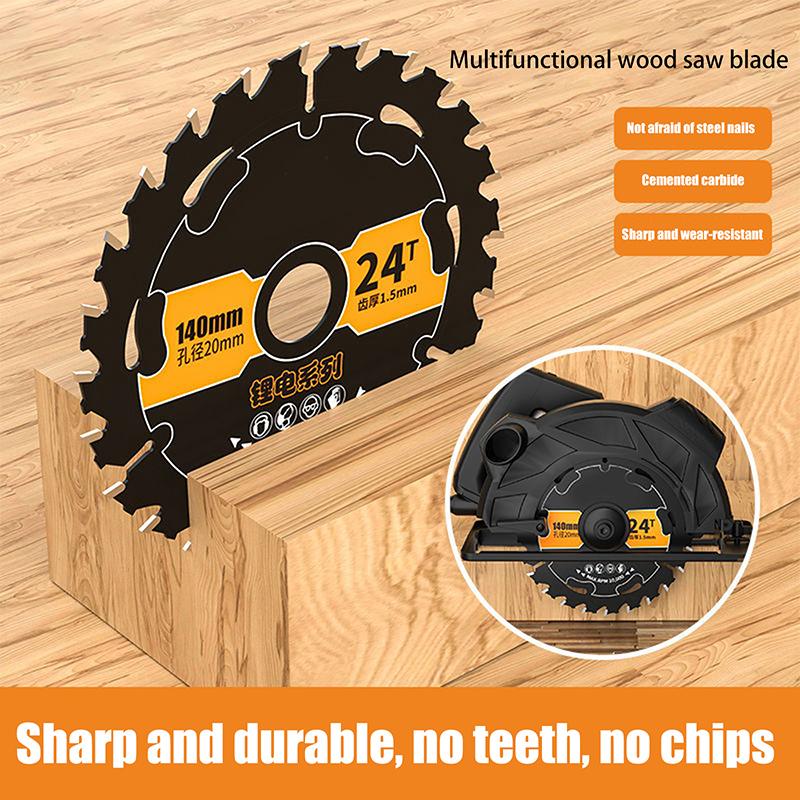 Energy Saving Lithium Saw Blades 110/125/140/150/165Mm Circular Saw Blade Wood Cutting Saw Blades Woodworking Grinder Blade