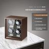 High-End 1/2/4/6 Automatic Watches Box With Mute Motor Watch Cabinet Clock Storage Box Slot Luxury Wood Watch Winder