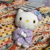 Hello Kitty Plush Keychain Kawaii Japanese Kimono Style With Floral Pattern Cute Plush Pendant Japan Souvenir For Travelers Gift