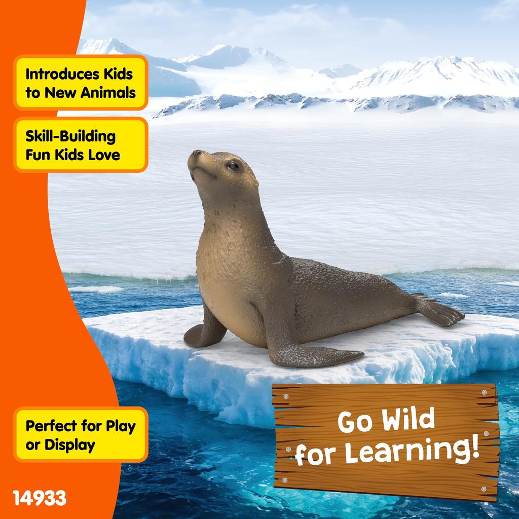 Schleich Wildlife Sea Lion Ages Realistic Animal Toy 14933 Figurine, 3+,