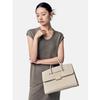 Maletín de Cuero, Bolso Tote, Bolso de Mano de Gran Capacidad, Bolso de Mujer, Diseño de Nicho, Bolso Grande de Cuero para Viajes de Negocios
