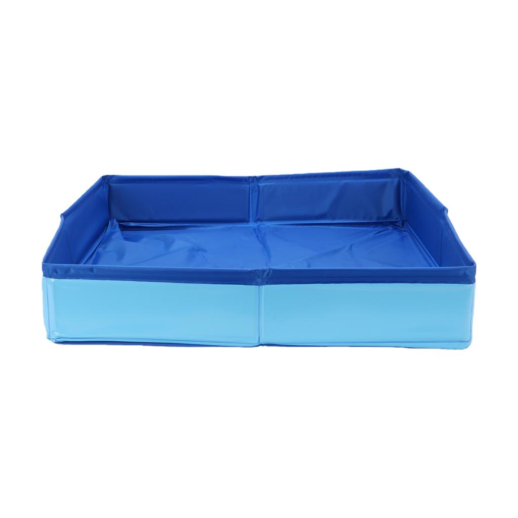 19.7in Pool Foot Bath Foldable Portable Swimming Pool Foot Bath Basin for Camping Travel Backyard