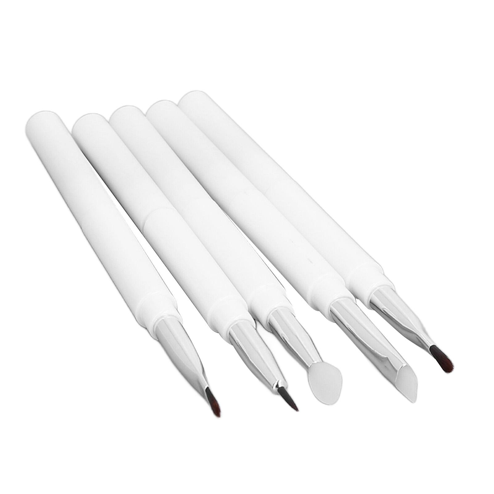 5PCS Set Makeup Brush Set Multifunctional Silicone Eyebrow Eye Lash Lip Makeup Brush