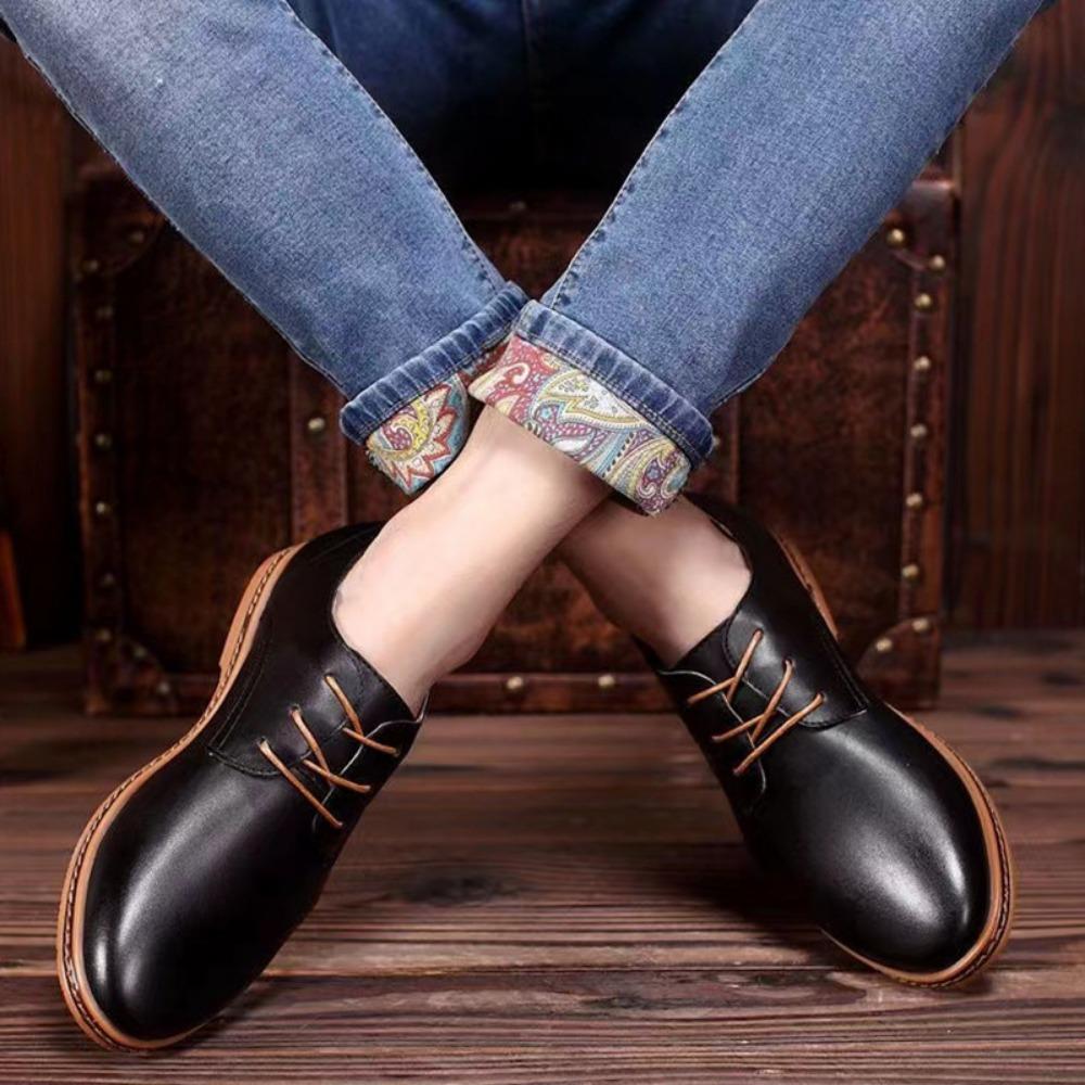 Men Luxury Brand Designer Sneakers High Quality Casual Business Leather Shoes Men Oxfords