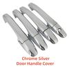 Car Upgrade Accessory For Honda CIVIC 2006 2007 2008 2009-2011 chrome silver Door Handle Cover Bezel Trim 2007 2008 2009 2010