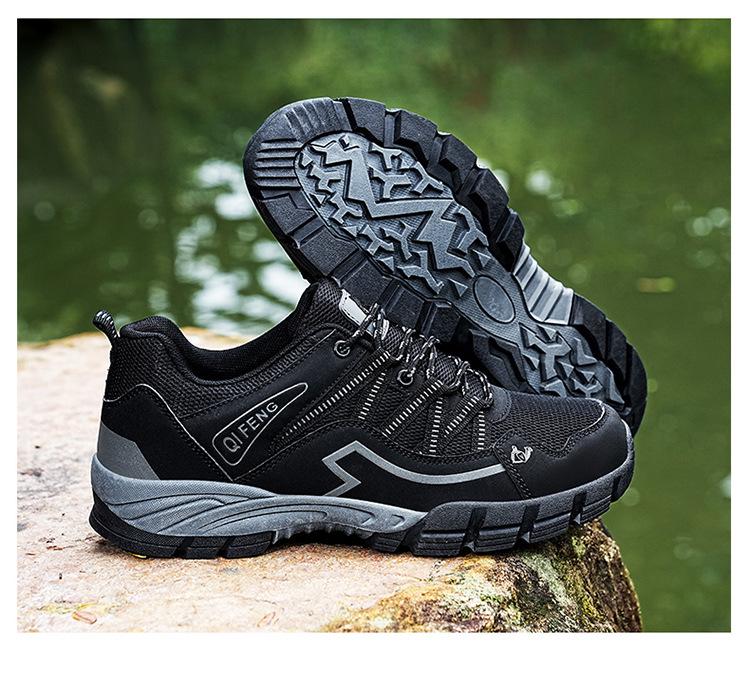 Outdoor Men's and Women's Plus Size Hiking Shoes: Couples' Casual Sports Footwear (Sizes 36-47)