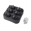 Yousheng Skull Ice Ball Mold Flexible Silicone Ice Tray for Cocktails Whiskey Halloween Horror Theme Ice Cube Maker for Spooky Parties Gothic Events
