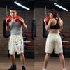 Japanese Carton Anime Pochacco Dog  Muay Thai Kickboxing Training Shorts Print Martial Art Boxer Unisex Men Women Fighting Fitness Sport Gym Workout
