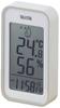 TANITA Large Digital Display with Temperature and Magnetic Thermo-Hygrometer (TT-559 GY) Display, Clock, Calendar, Humidity, Wall-Mountable, Tabletop,