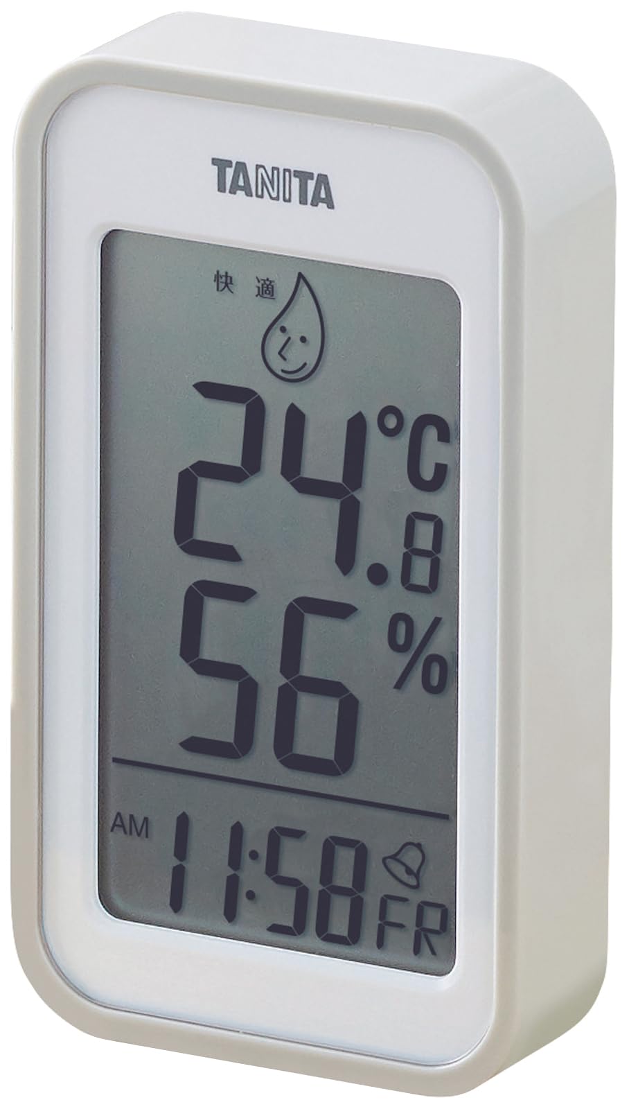 

Tanita Large Digital Display with Temperature and Magnetic Thermo-Hygrometer (TT-559 GY) Display, Clock, Calendar, Humidity, Wall-Mountable, Tabletop,