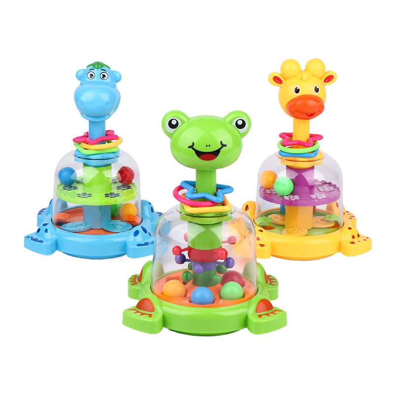 Kids Fun Giraffe Rotating Jumping Ball Rolling Beads Toy Baby Early Education Toy Finger Skill Training Montessori Baby Toy