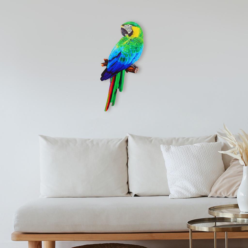 Iron Toucan Hanging Bird Craft Realistic Simulation Decor Metal Art American Decor Adornment