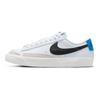 Nike Baskets pour enfants Blazer Low 77 GS Blanc Bleu clair Photo Voile Noir DA4074-111