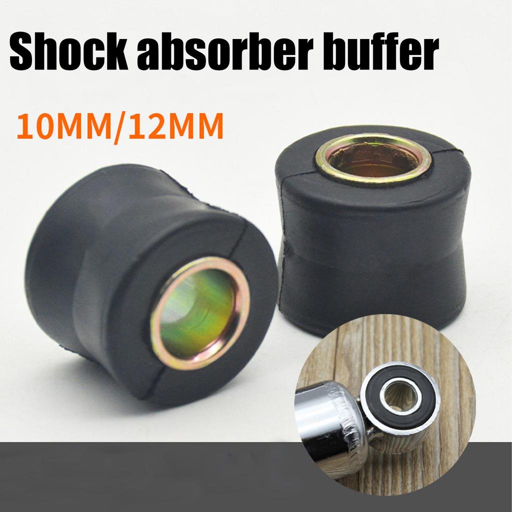 Rubber Shock Absorber Bushings Multipurpose Scooter Rear Shock Absorber Cushion 2x Scooter Accessories Wear-Resistant Shock