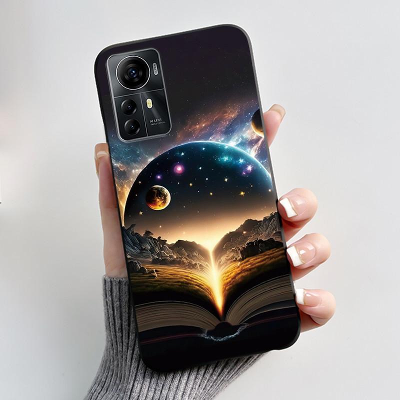Casing For ZTE Blade A72s A7050/V41 Smart Case Luxury Dragon Cute Cool Boys Girls Black Matte Soft TPU Silicone Shell Back Cover