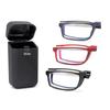 TR90 Folding Anti-Blue Light Reading Glasses for Men & Women, Portable with Telescopic Stainless Steel Legs
