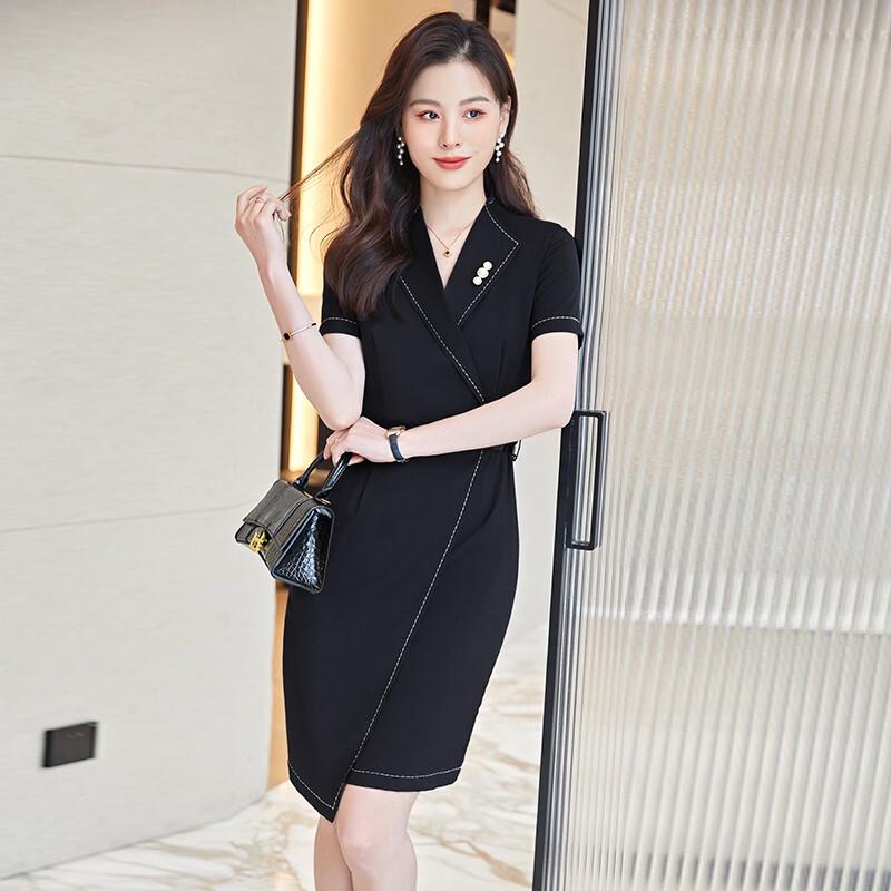 Women's Professional Short-Sleeve Work Dress
