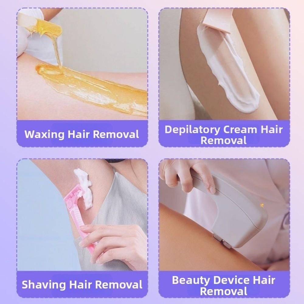Dual Head Women's Hair Shaver Wireless Electric Shaver Portable Hair Removal Device Body