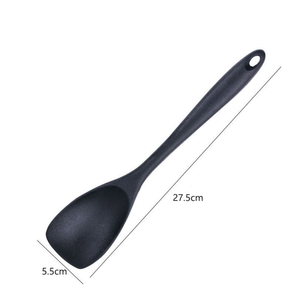Heat Resistant Kitchen Spatula Silicone Salad Mixing Spoon Baking Tool Duck Tongue Shovel Cream