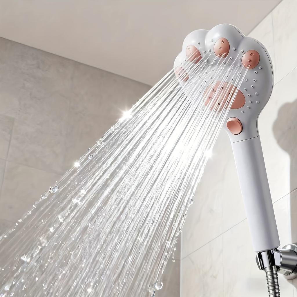 1PC Handheld Shower Head | 3 Spray Modes Massage with Grip | Wall Mount Adjustable Plastic Bathroom Accessories