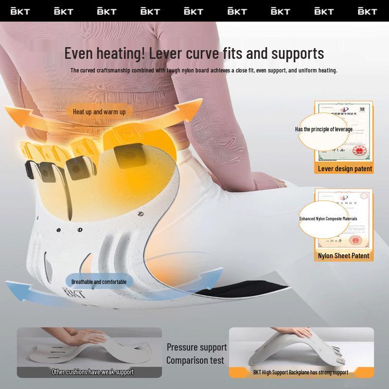 BKT Ergonomic Lumbar Support Heating Office Chair