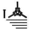 For Harmonic Balancer Tool Crankshaft Pulley Puller Kit Three-Jaw Belt Pulley Disassembly Tool Fit For Chrysler