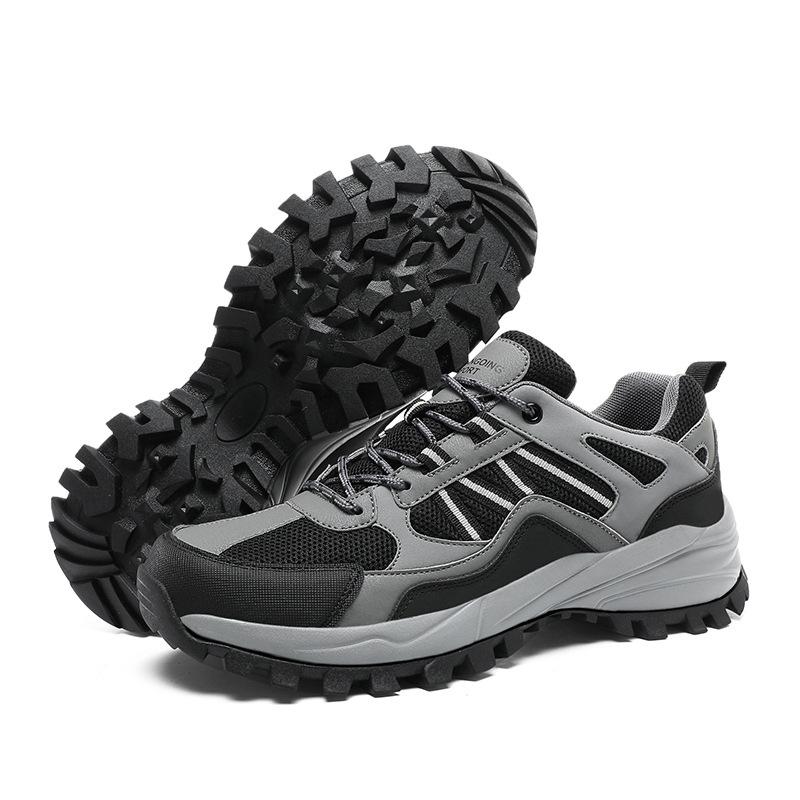 4748 Large Size Men's Shoes Hiking Hiking Shoes Men's Non-slip Breathable Outdoor Sports Shoes Shock-absorbing Low-top Off-road Shoes