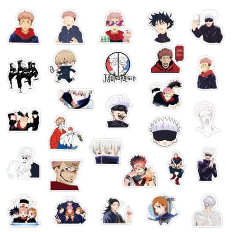 50Pcs Jujutsu Kaisen Stickers Decal