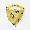 Soft Pet Bandana Cotton Triangle Scarf for Cats And Dogs Cute Cartoon Print Adjustable Drool Bib Easy Clean Pet Accessory