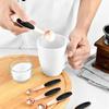 Rose Gold Stainless Steel Heavy Duty Baking Tool Sugar Scoop Measuring Cups Measuring Spoons Set