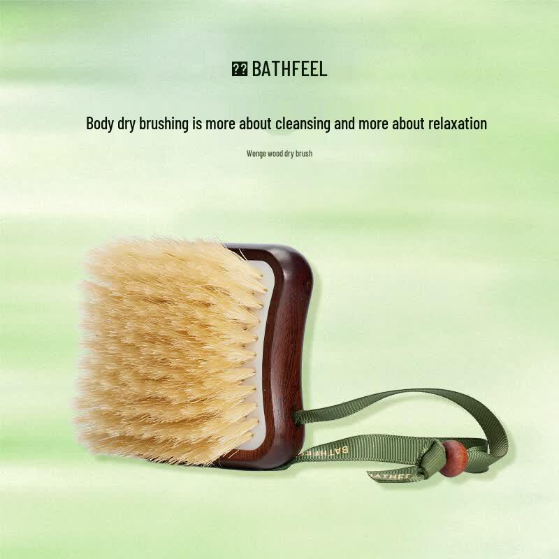 Wutannu Wood Boar Bristle Body Brush