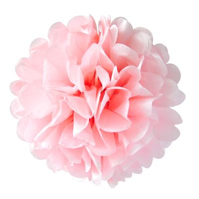 1pcs Set 7.8inch Pink Paper Pom Pom Paper Balls For Birthday Party Hanging Flowers Paper Flowers Decorations Pom Pom