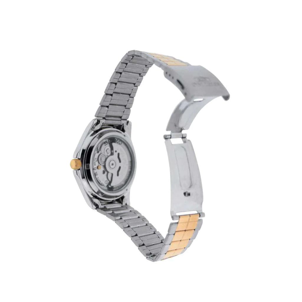 Seiko Ceas mecanic automat impermeabil 30m Ceasuri pentru bărbați Cadran alb SNKK94K1