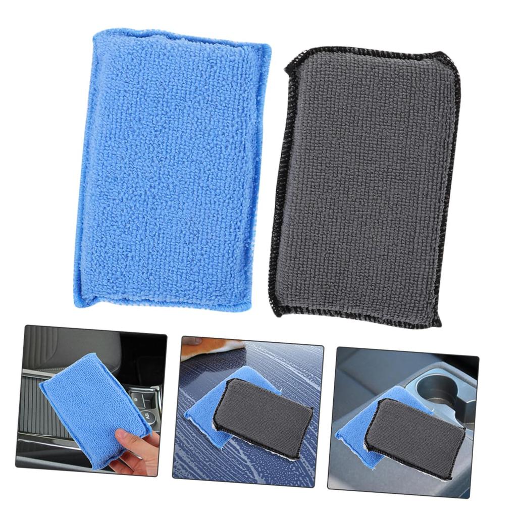 HEALEEP 2 piezas Esponja de Limpieza para Coche Grande Producto Espuma Lavado Interior Coche Coche